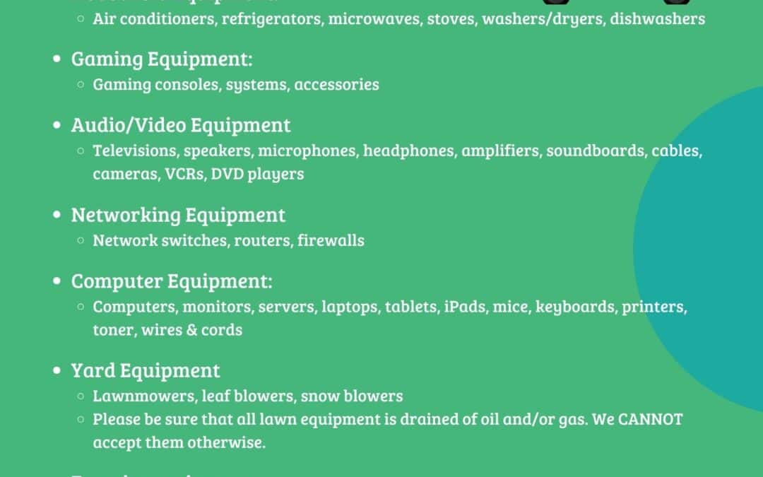 Buttonwood Park Zoo E-Waste Recycling Event